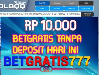 Olbqq BetGratis Rp 10.000 Tanpa Deposit